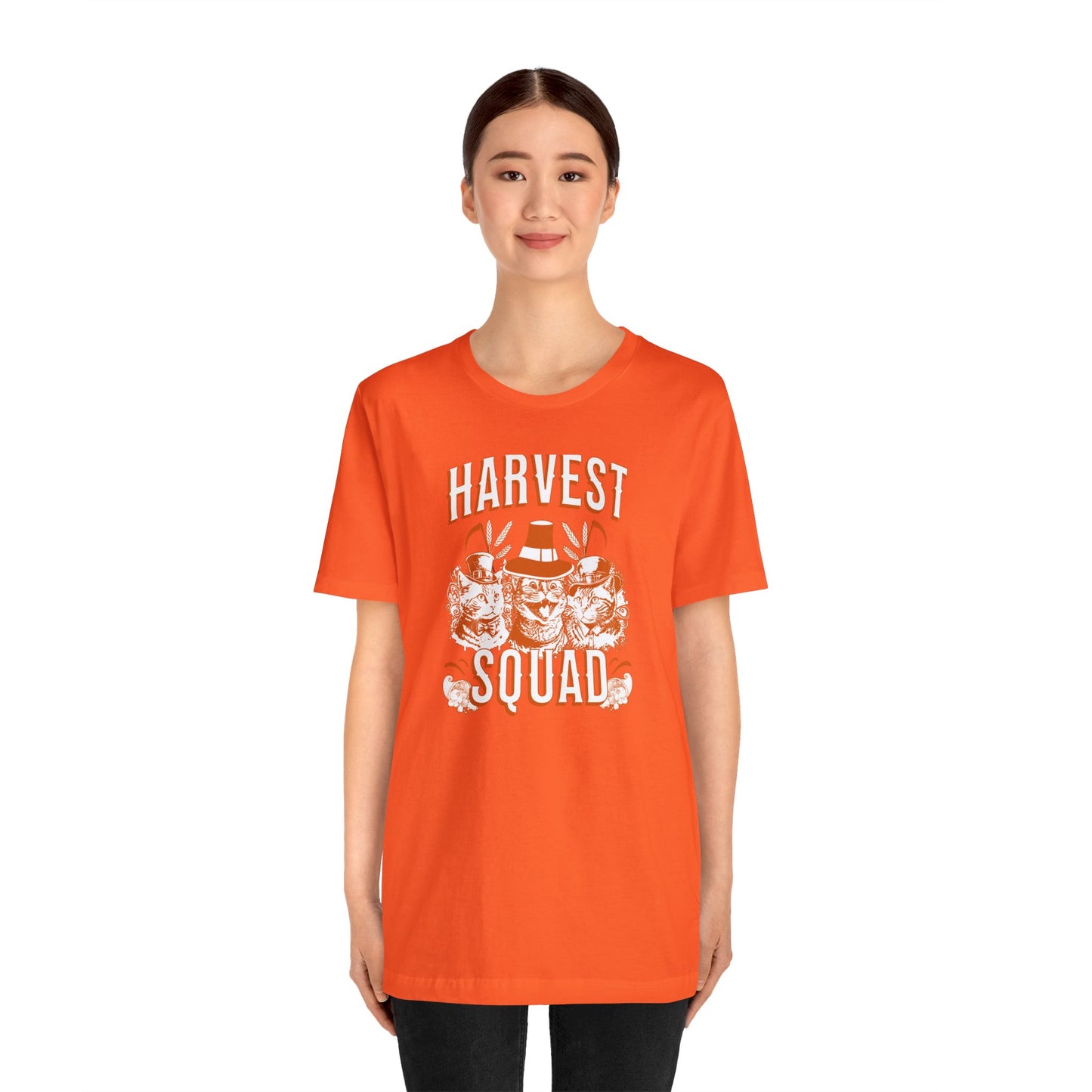 Harvest Squad Cool Cats Steam Punk Unisex Jersey Short Sleeve Tee