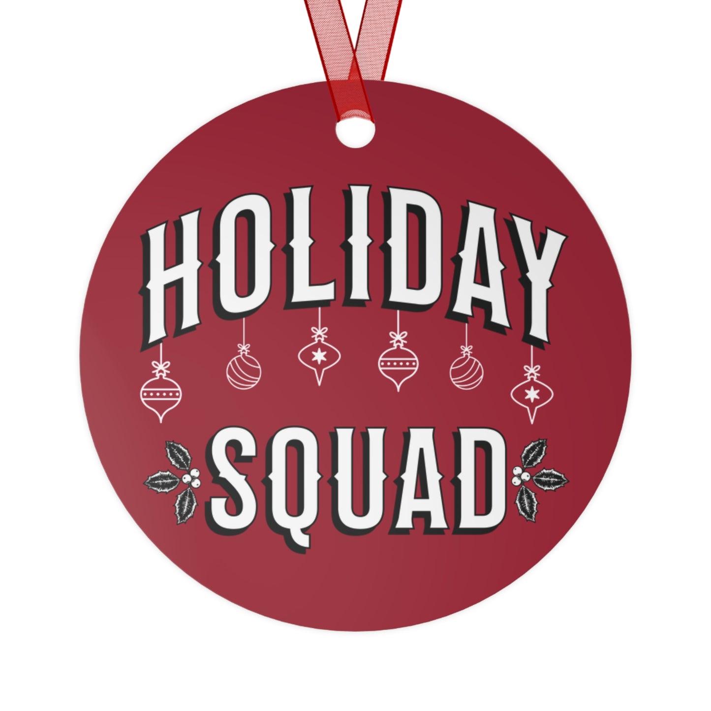 Holiday Squad Cool Cat Steam Punk Christmas Ornament