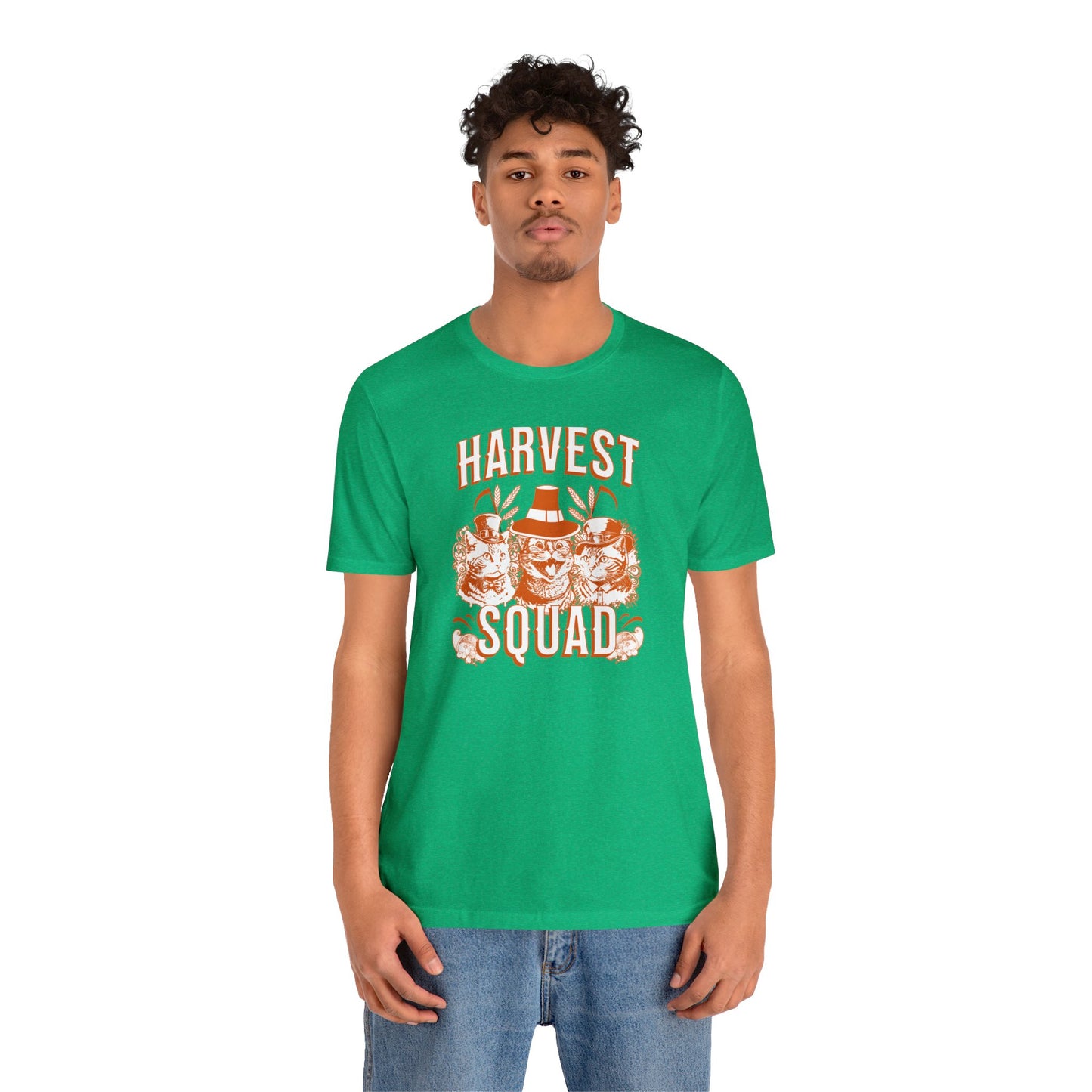 Harvest Squad Cool Cats Steam Punk Unisex Jersey Short Sleeve Tee