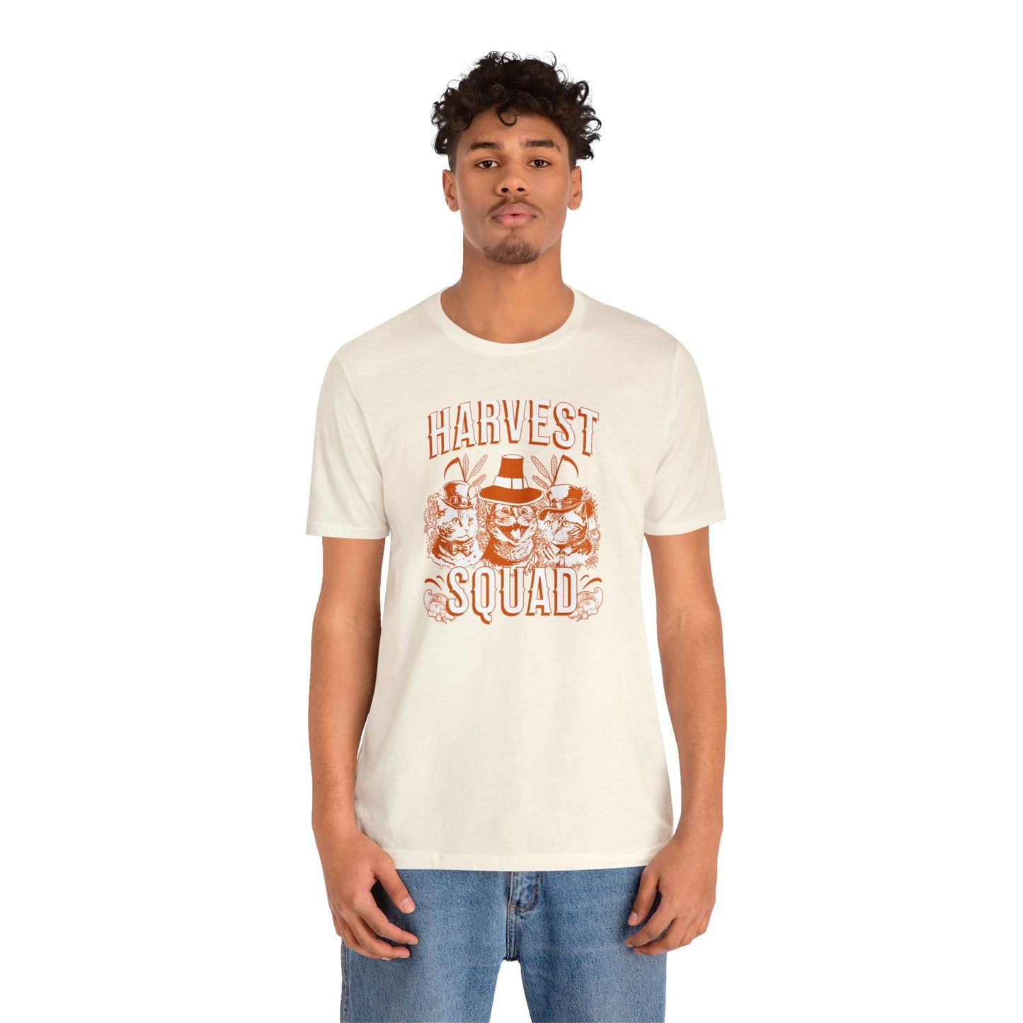 Harvest Squad Cool Cats Steam Punk Unisex Jersey Short Sleeve Tee
