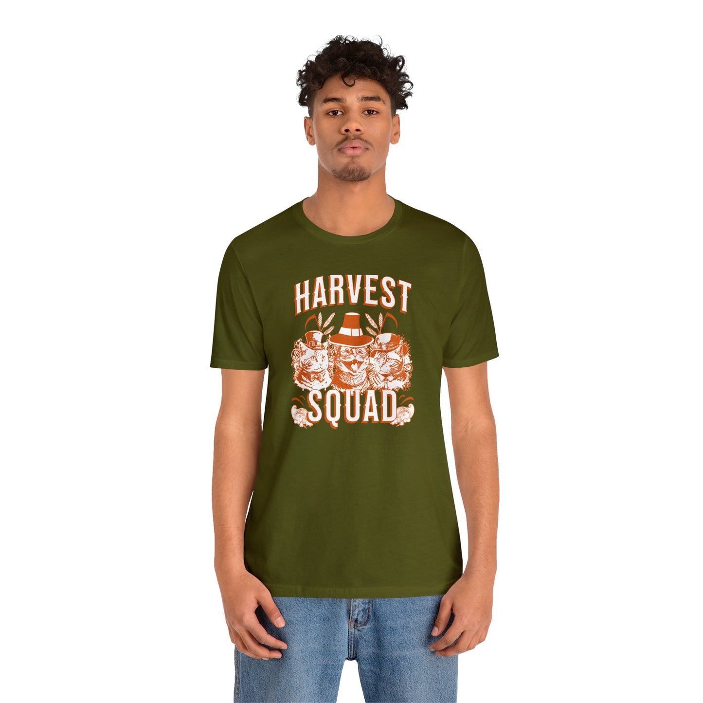 Harvest Squad Cool Cats Steam Punk Unisex Jersey Short Sleeve Tee