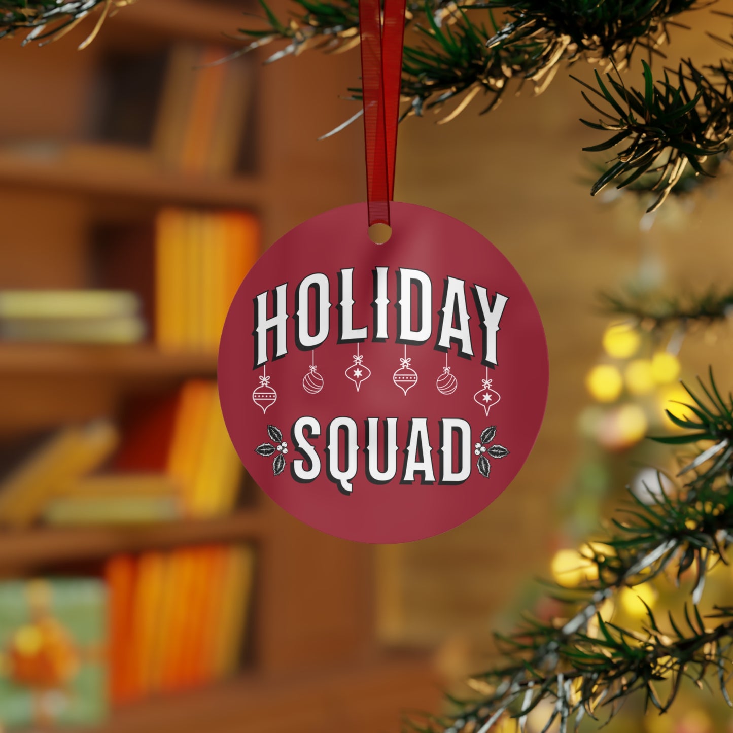 Holiday Squad Cool Cat Steam Punk Christmas Ornament