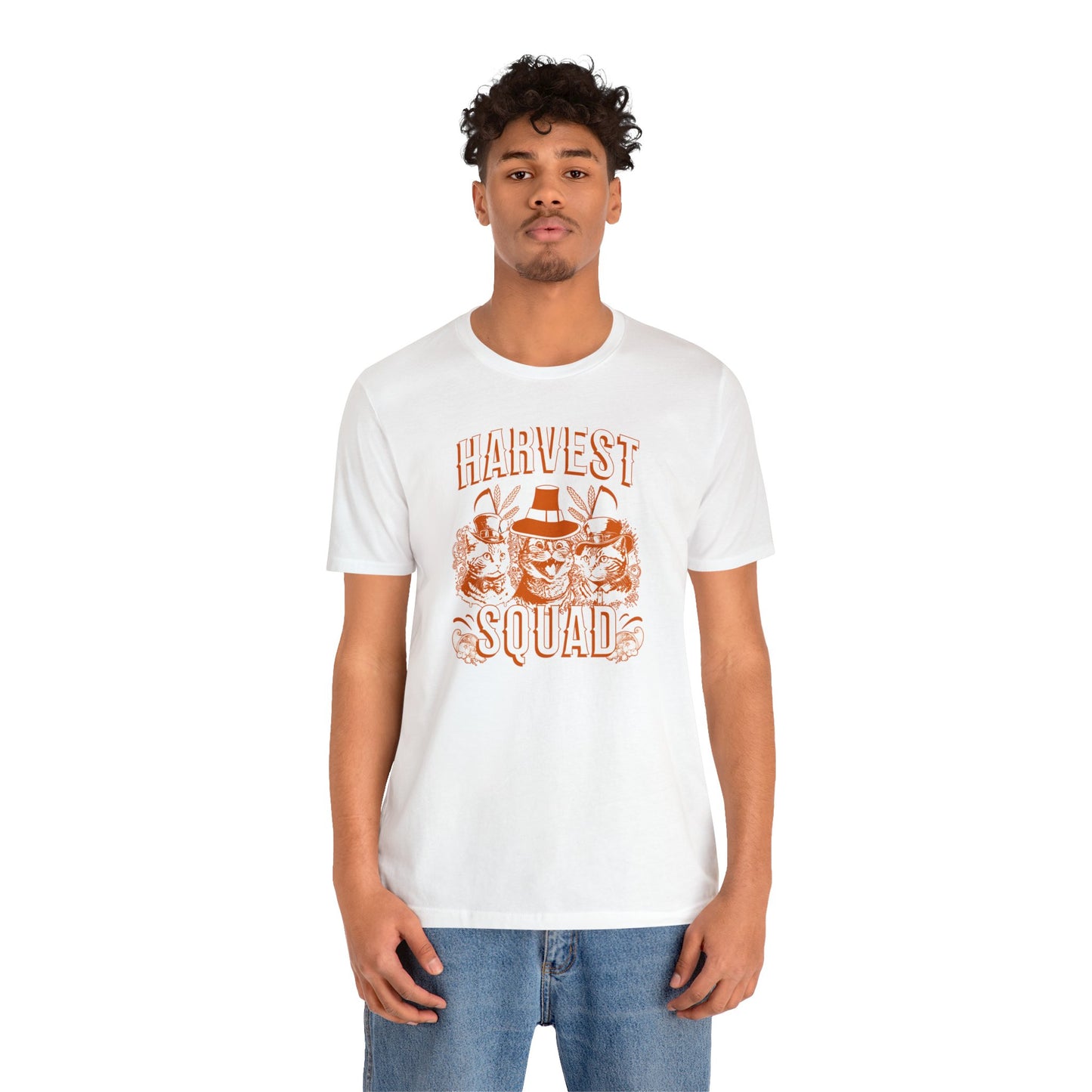 Harvest Squad Cool Cats Steam Punk Unisex Jersey Short Sleeve Tee