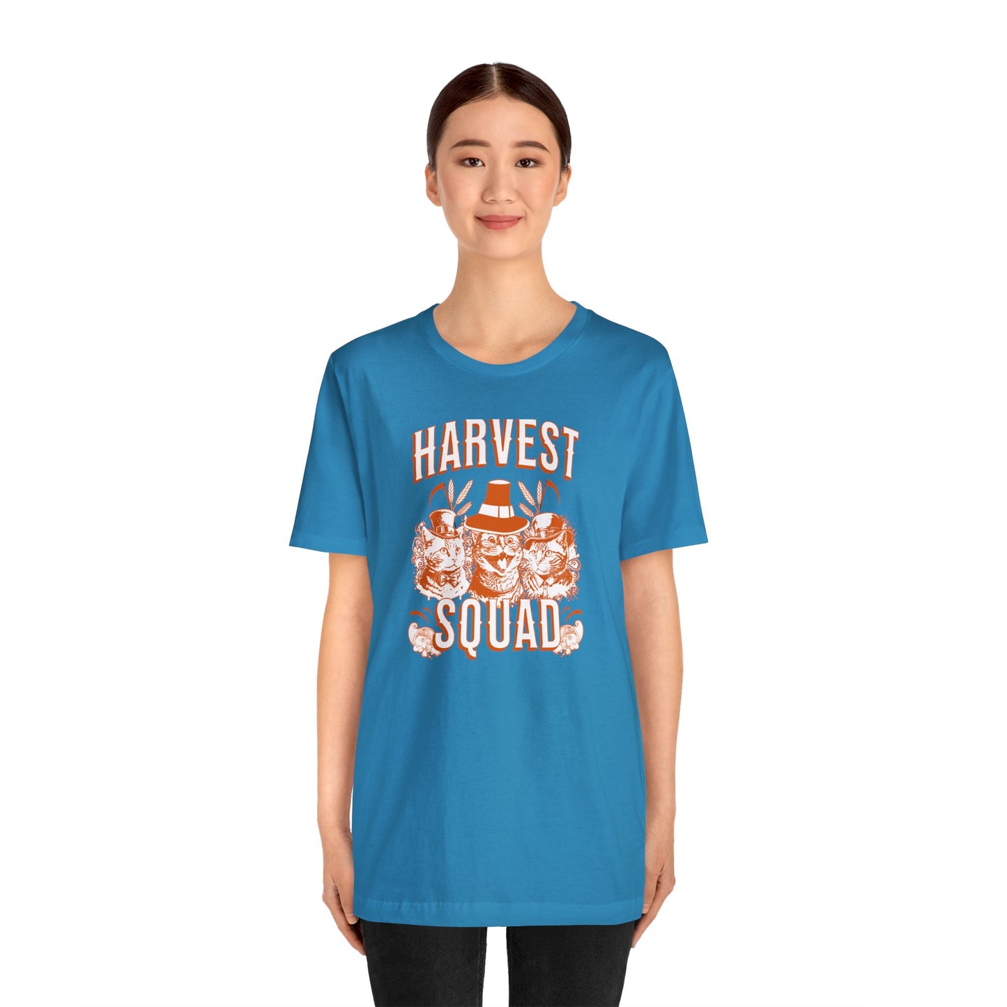 Harvest Squad Cool Cats Steam Punk Unisex Jersey Short Sleeve Tee