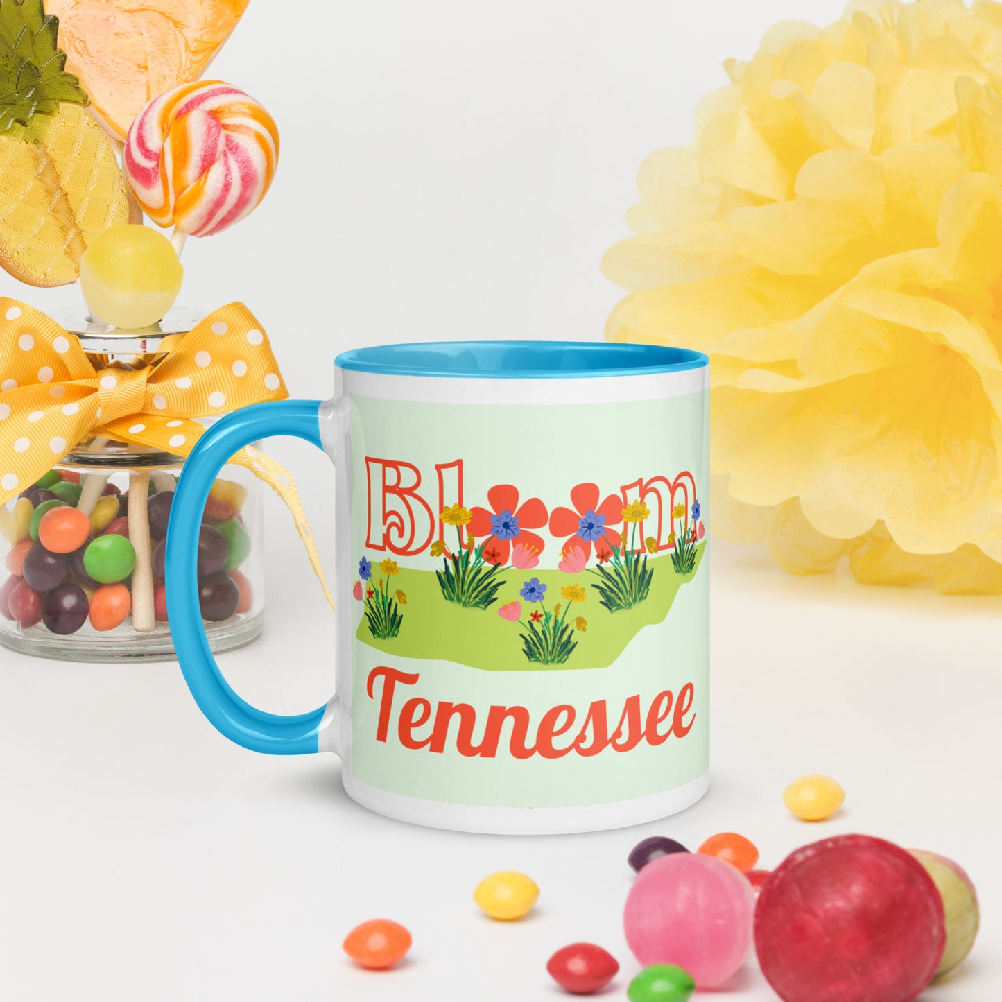 Bloom Tennessee Mug with Color Inside