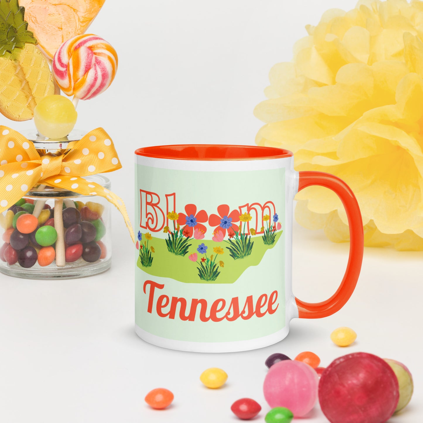 Bloom Tennessee Mug with Color Inside