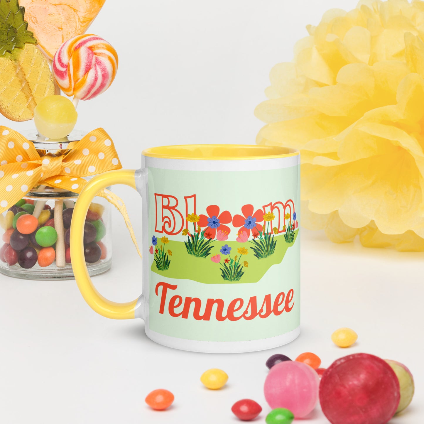Bloom Tennessee Mug with Color Inside