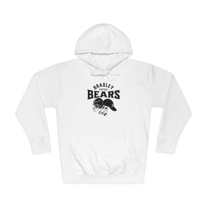 Personalized BCHS Bears 3 Sport Athlete Mom, Wrestling Headgear, Baseball Hat, & Football Helmet Unisex Fleece Hoodie