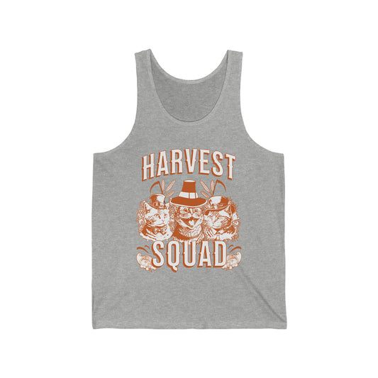 Harvest Squad Cool Cats Steam Punk Halloween or Thanksgiving Jersey Tank