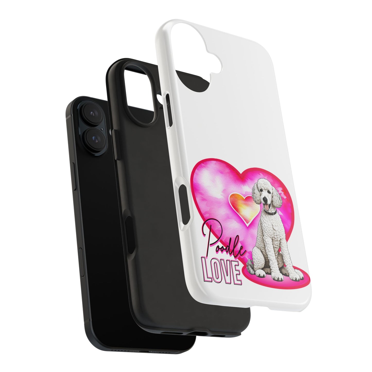 Poodle Love Tough Phone Case