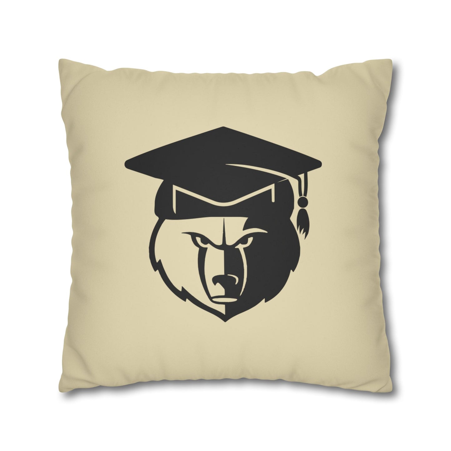 Custom Graduation Pillowcase #2– "BCHS Class of 2026 Bears" Faux Suede Throw Pillow