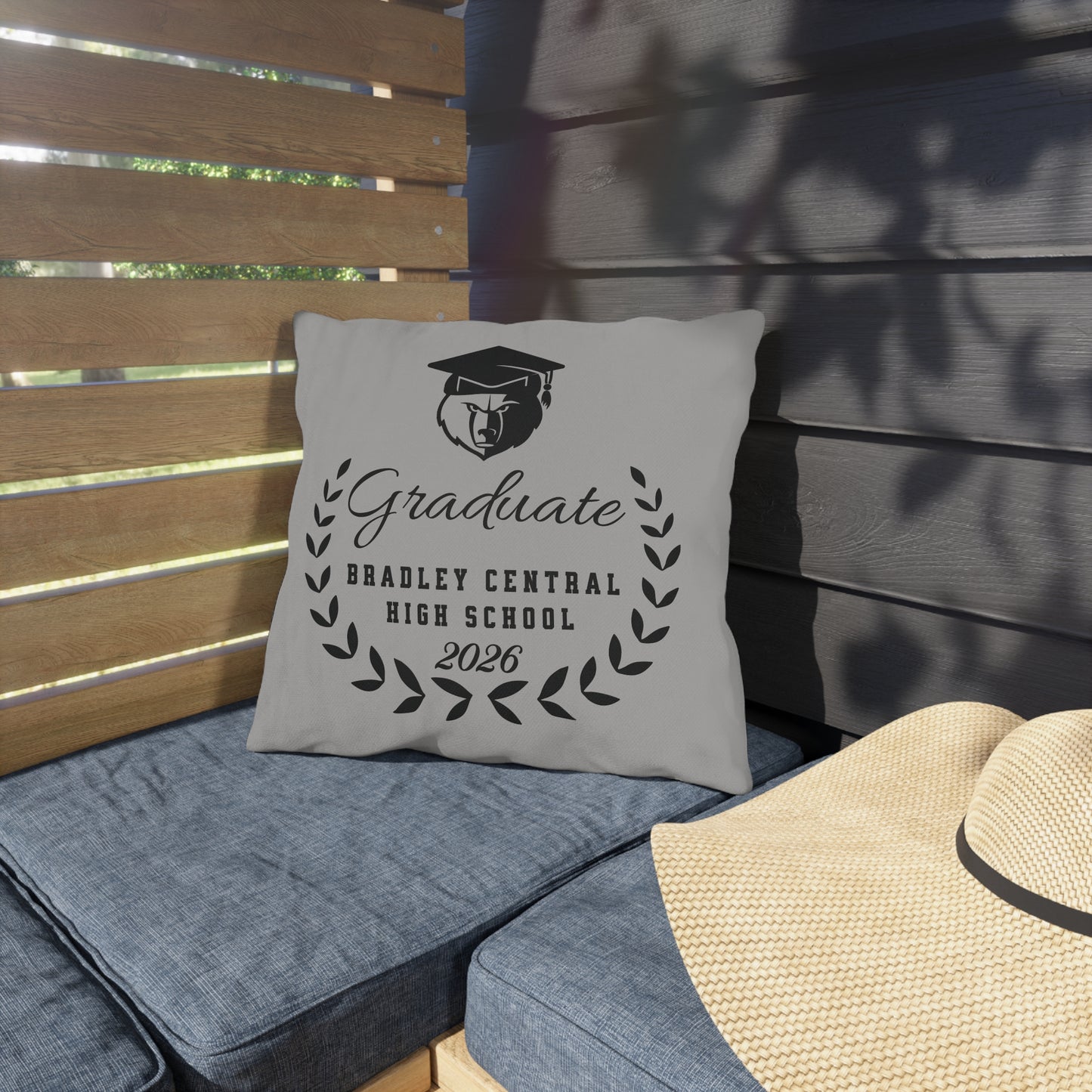 Graduation Outdoor Pillow – Bradley Central High School 2026 Graduate Throw Pillow