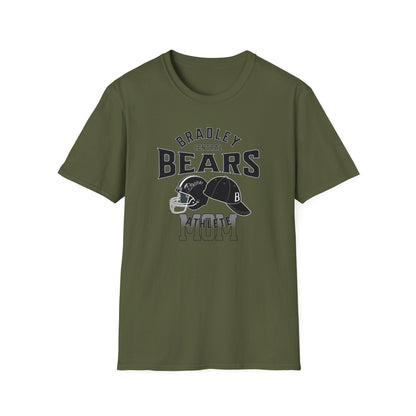 Personalized Bears Athlete Baseball Hat, Football Helmet , 2 Sport Athlete Unisex Softstyle T-Shirt