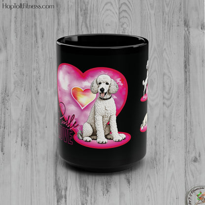 Personalizable Poodle Love Mug Valentine Mug