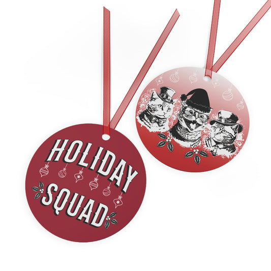 Holiday Squad Cool Cat Steam Punk Christmas Ornament