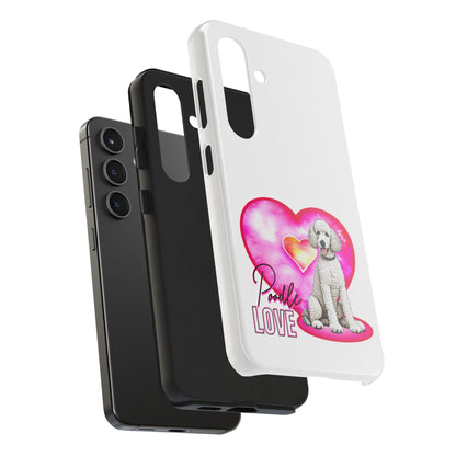 Poodle Love Tough Phone Case