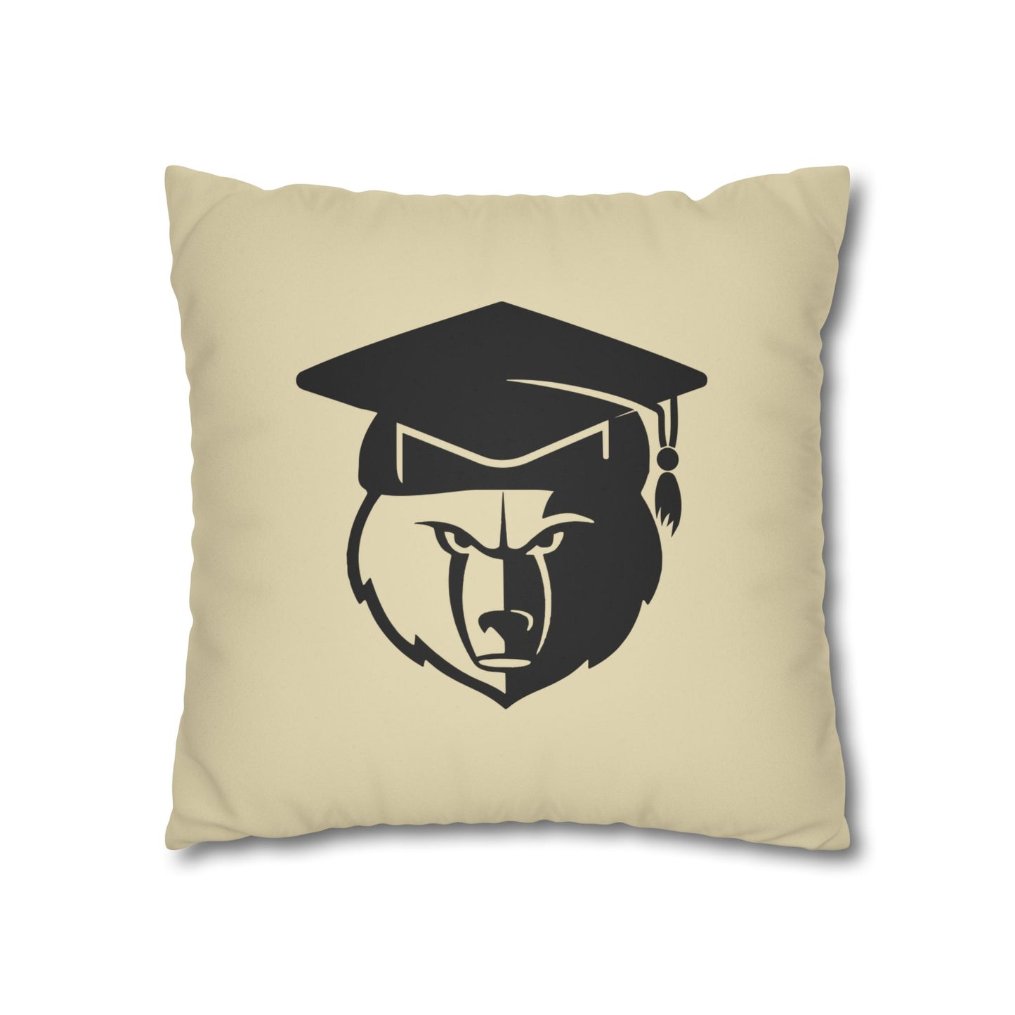 Custom Graduation Pillowcase #2– "BCHS Class of 2026 Bears" Faux Suede Throw Pillow