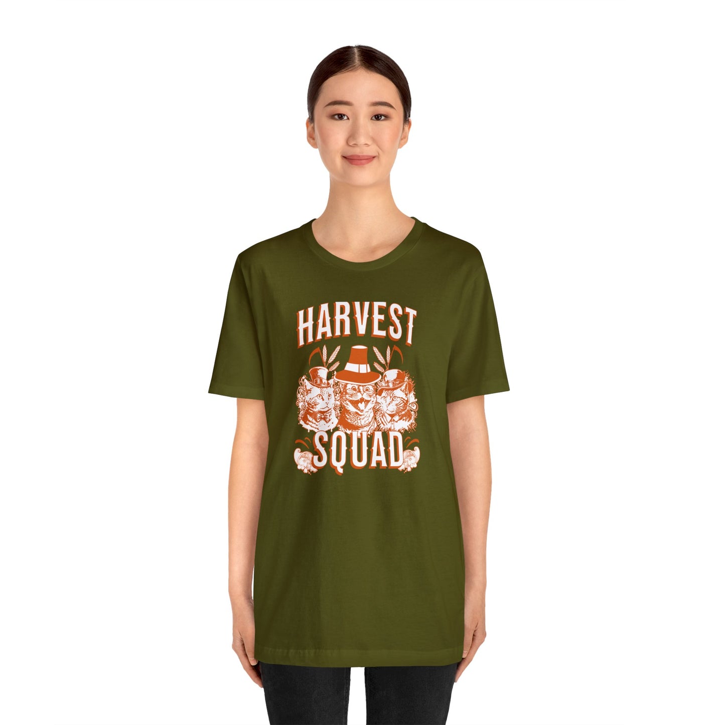 Harvest Squad Cool Cats Steam Punk Unisex Jersey Short Sleeve Tee