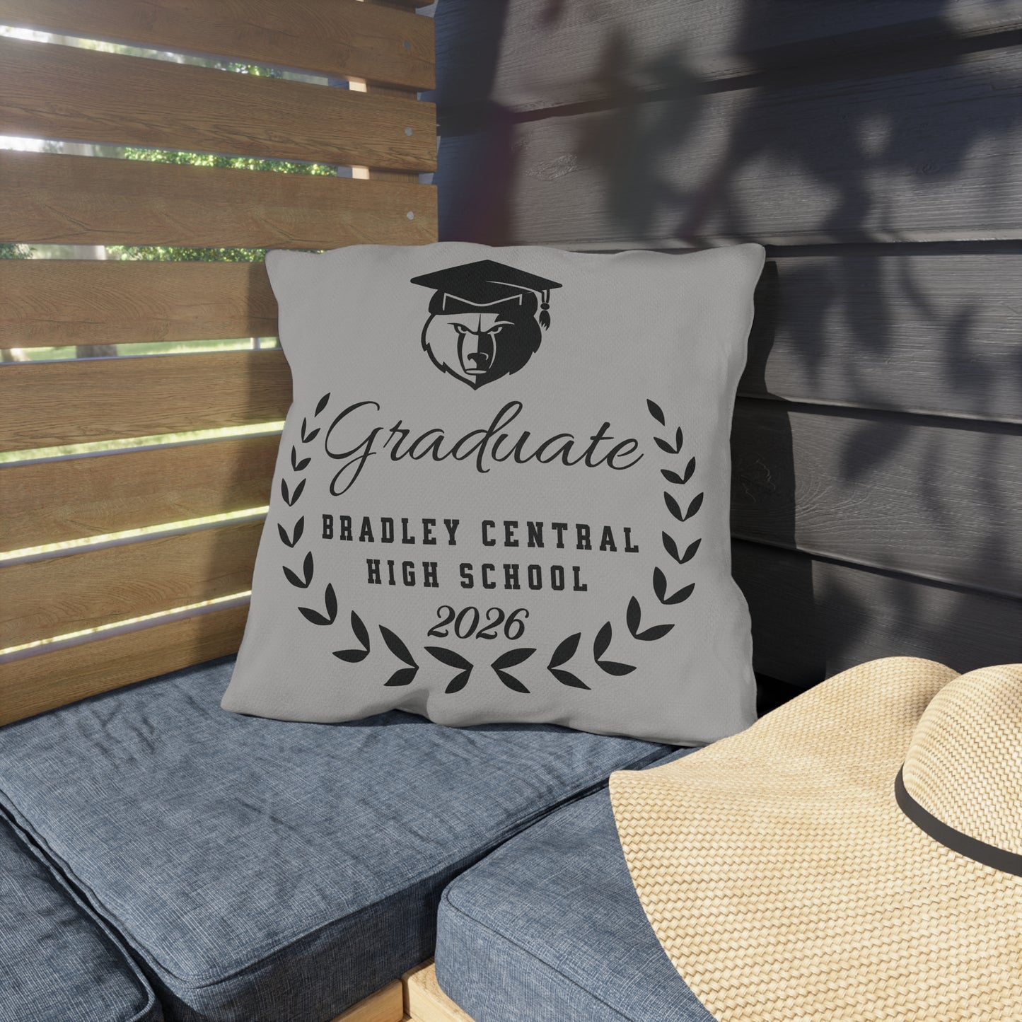 Graduation Outdoor Pillow – Bradley Central High School 2026 Graduate Throw Pillow