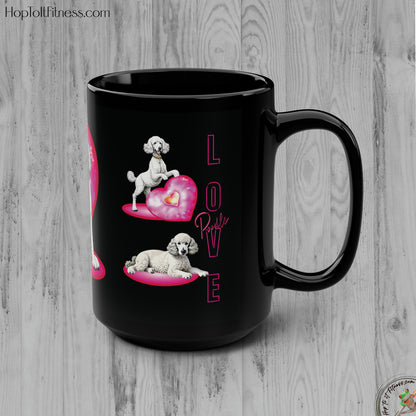 Personalizable Poodle Love Mug Valentine Mug