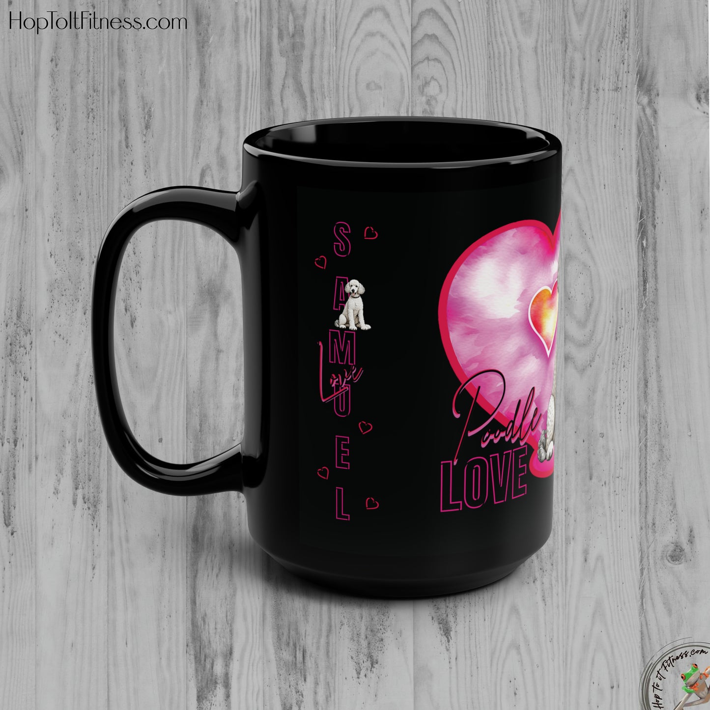 Personalizable Poodle Love Mug Valentine Mug