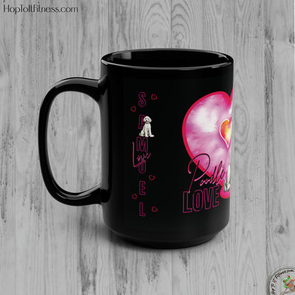 Personalizable Poodle Love Mug Valentine Mug