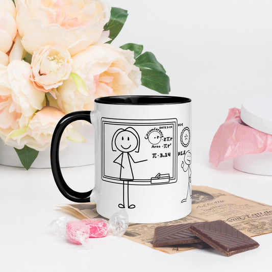 Pi Day Pie Day Female Math Teacher Chalkboard Design